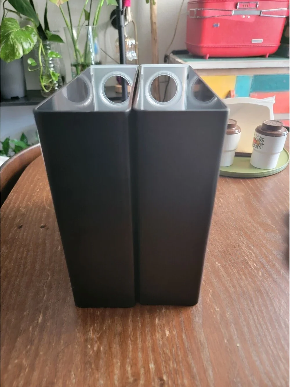 Lot of 2 Keurig Black K-Cup Pod Holder Slim Caddy Vertical Storage Dispenser